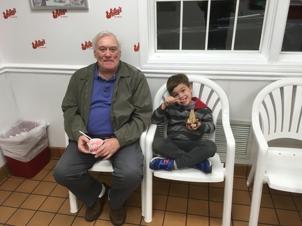 Whiteys with Grandpa